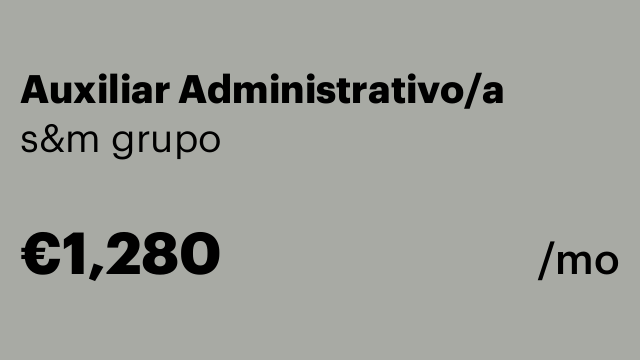Auxiliar Administrativo/a