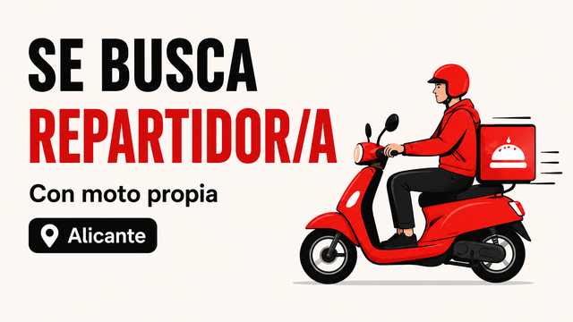 Repartidor/a en Moto