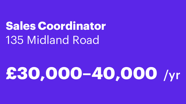 Sales Coordinator