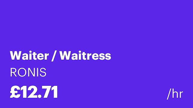 Waiter / Waitress