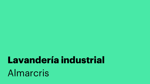 Lavandería industrial