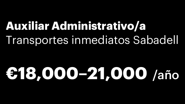 Auxiliar Administrativo/a