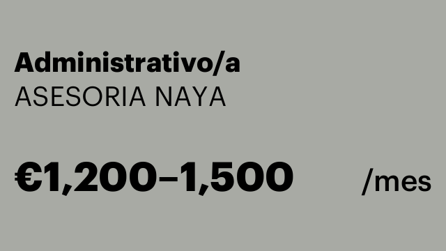 Administrativo/a