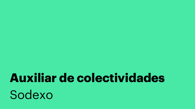 Auxiliar de colectividades