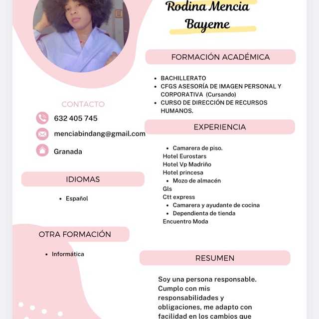 Candidate avatar