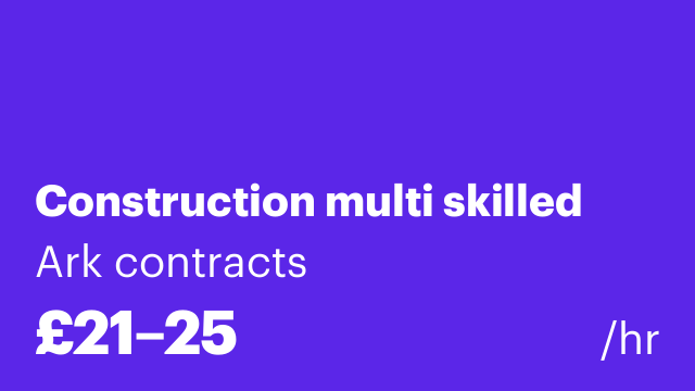 Construction multi skilled