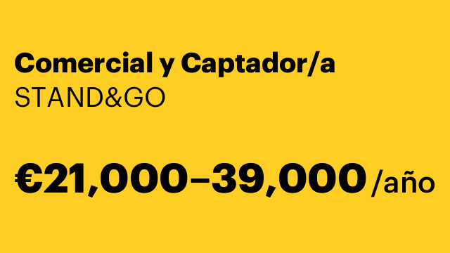 Comercial y Captador/a