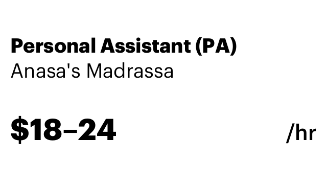 Personal Assistant (PA)