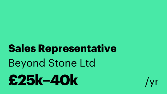 Sales Representative