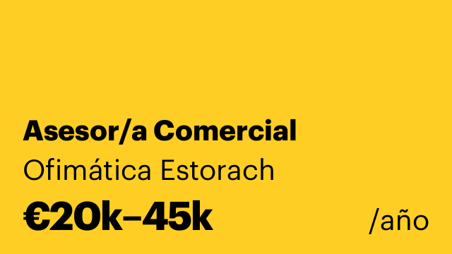 Asesor/a Comercial