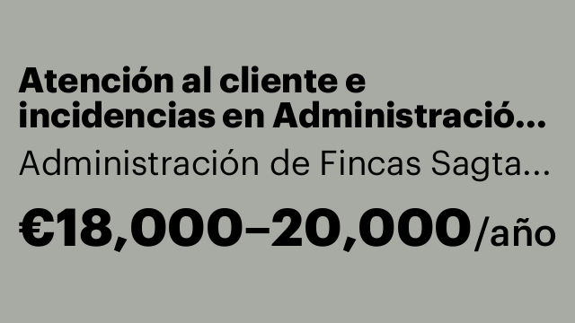 Atención al cliente e incidencias en Administración de fincas