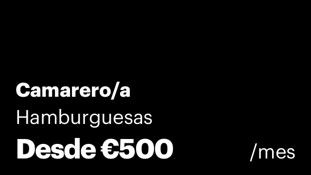 Camarero/a