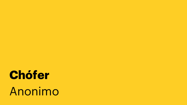 Chófer