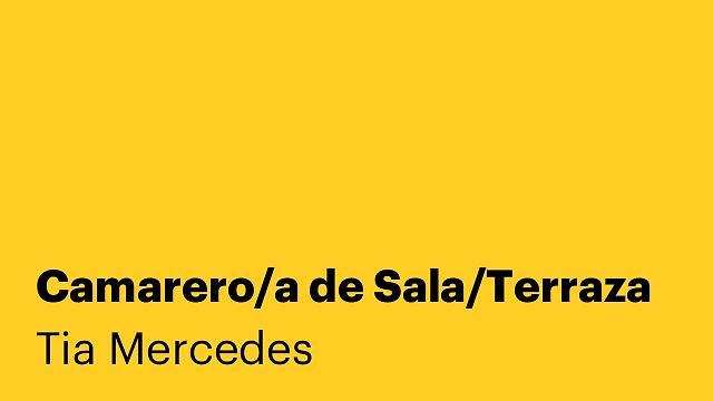 Camarero/a de Sala/Terraza