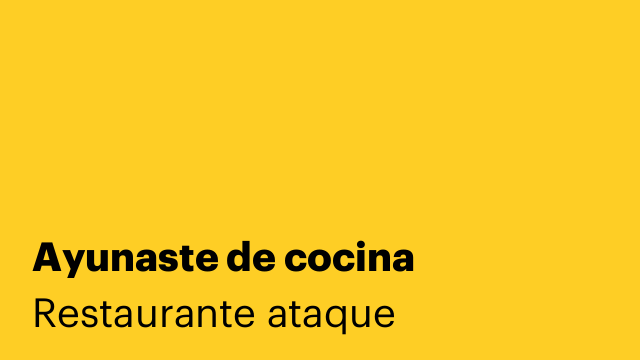 Ayunaste de cocina
