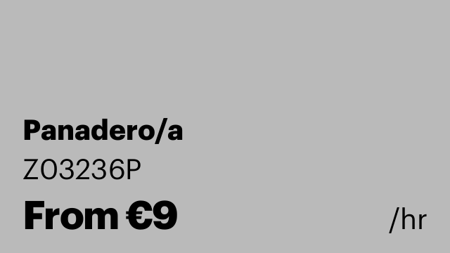 Panadero/a