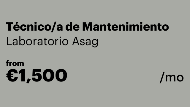 Técnico/a de Mantenimiento