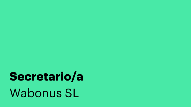 Secretario/a