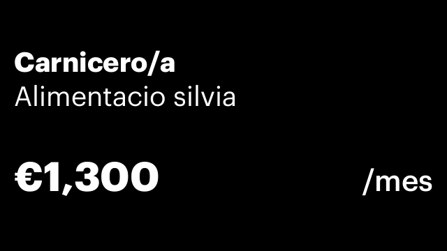 Carnicero/a