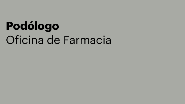 Podólogo