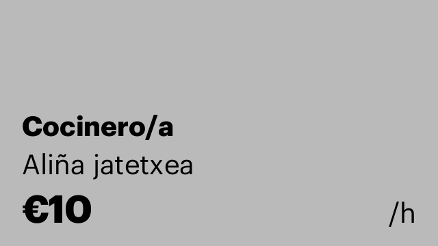 Cocinero/a