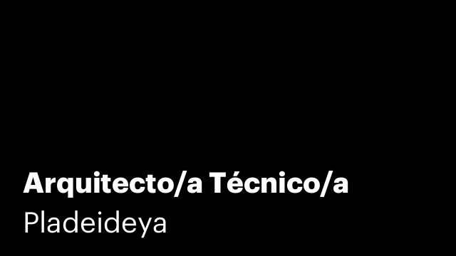 Arquitecto/a Técnico/a