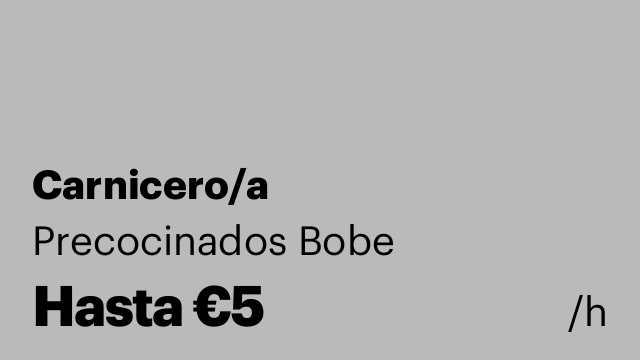 Carnicero/a