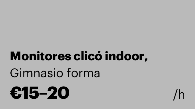 Monitores clicó indoor,