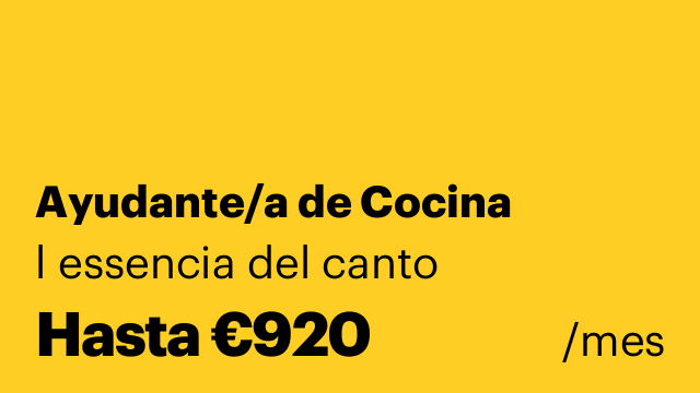 Ayudante/a de Cocina