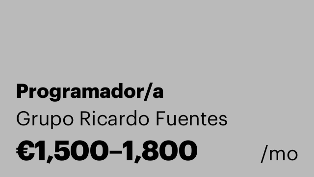 Programador/a