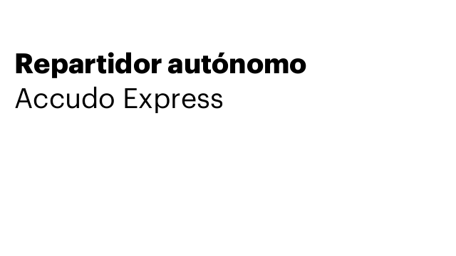 Repartidor autónomo