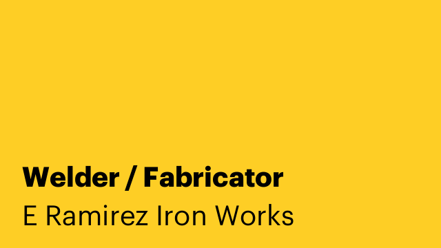 Welder / Fabricator