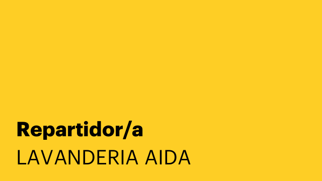 Repartidor/a