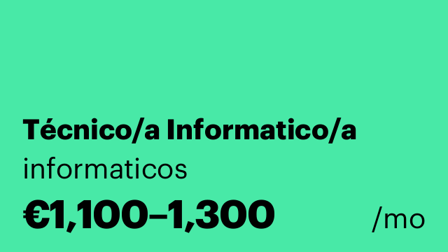 Técnico/a Informatico/a