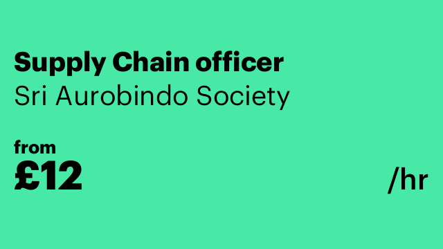 Supply Chain officer