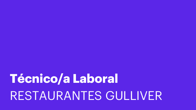 Técnico/a Laboral
