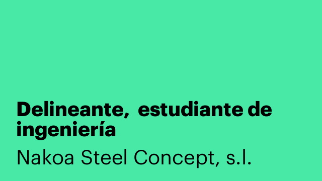 Delineante,  estudiante de ingeniería