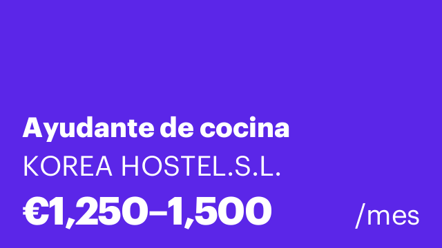 Ayudante de cocina