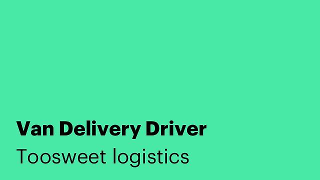 Van Delivery Driver