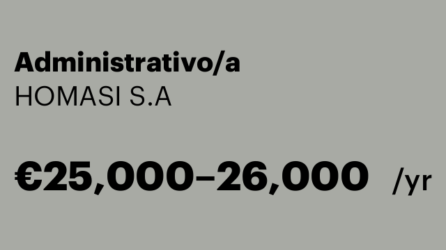Administrativo/a