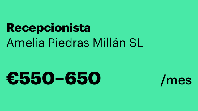 Recepcionista
