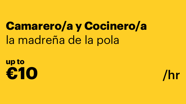 Camarero/a y Cocinero/a