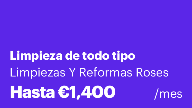 Limpieza de todo tipo