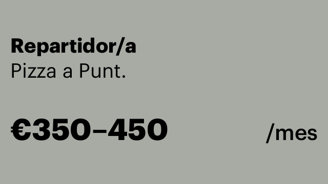Repartidor/a