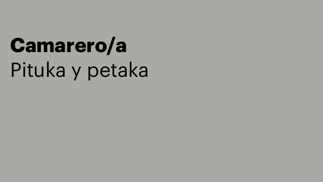 Camarero/a