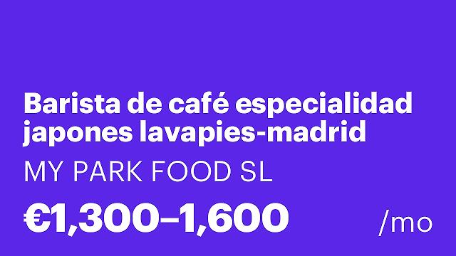 Barista de café especialidad japones lavapies-madrid