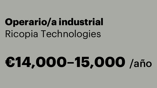 Operario/a industrial