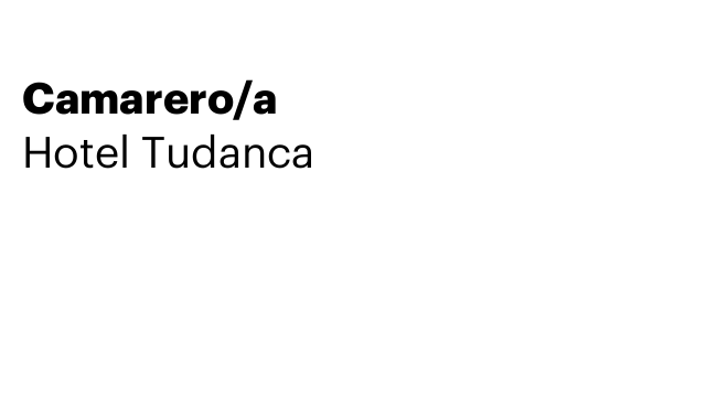 Camarero/a