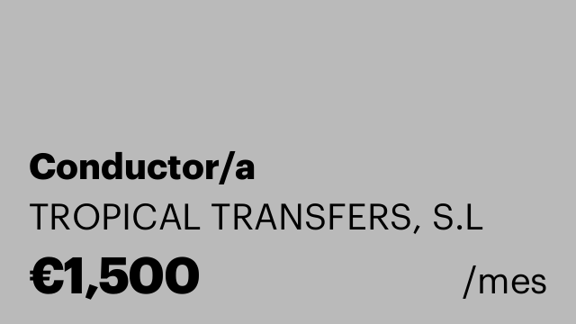 Conductor/a