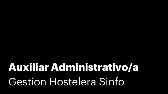 Auxiliar Administrativo/a